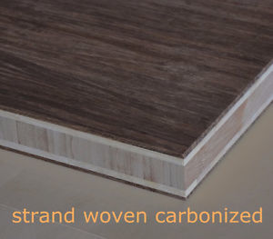 strand woven carbonized