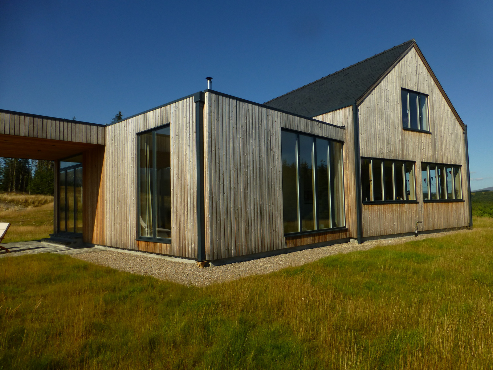 The house on a sunny day