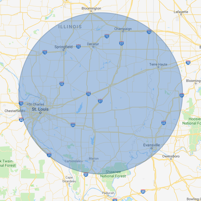 Service Area for Hodges Fence Erectors