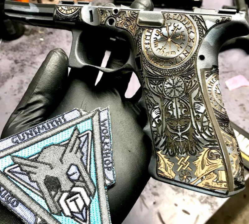 custom engraved glock