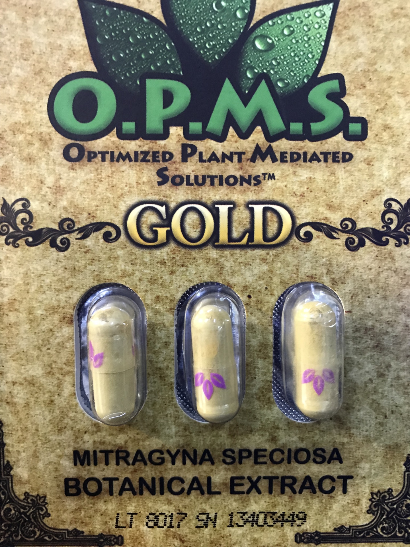 OPMS Kratom GOLD 3 Pck
