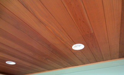 Cedar soffits all around 