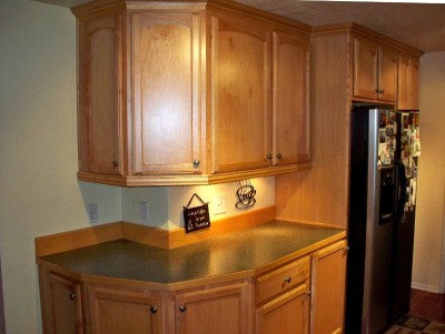 Interesting corner cabinets