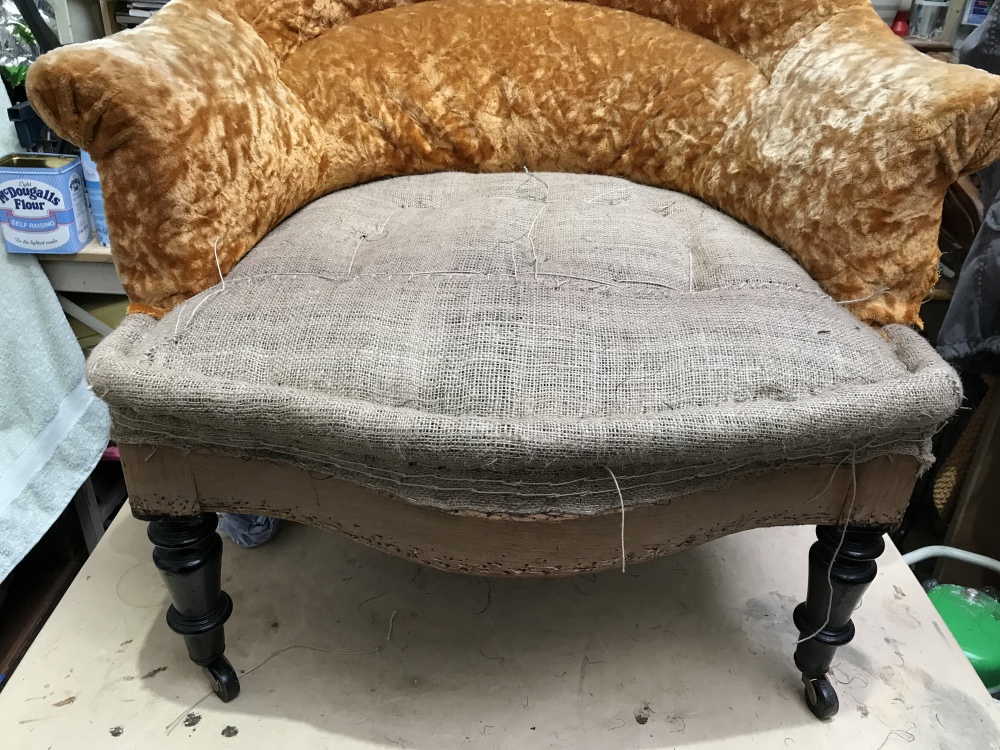 Stuff over seat pad