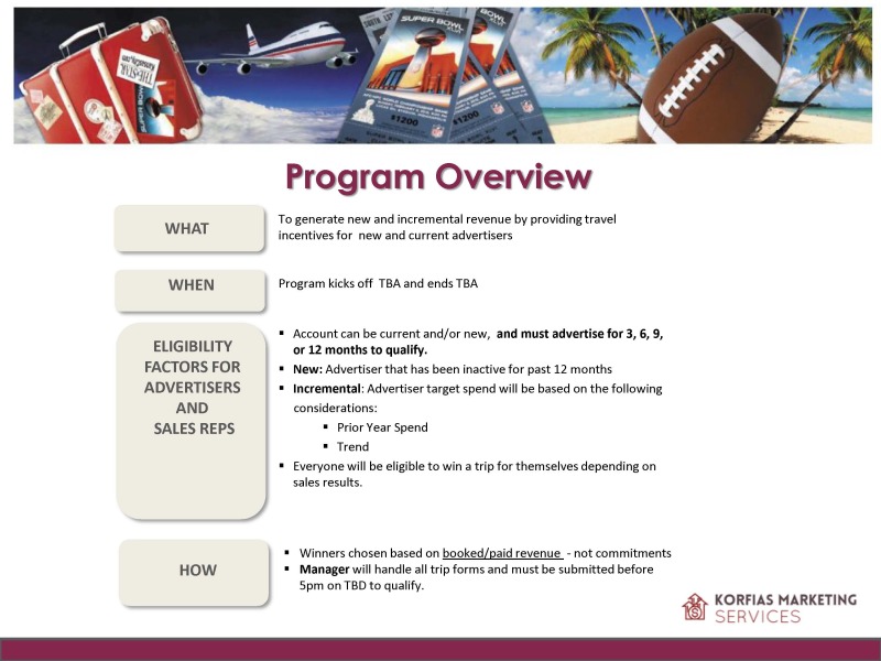 objectives of incentive travel