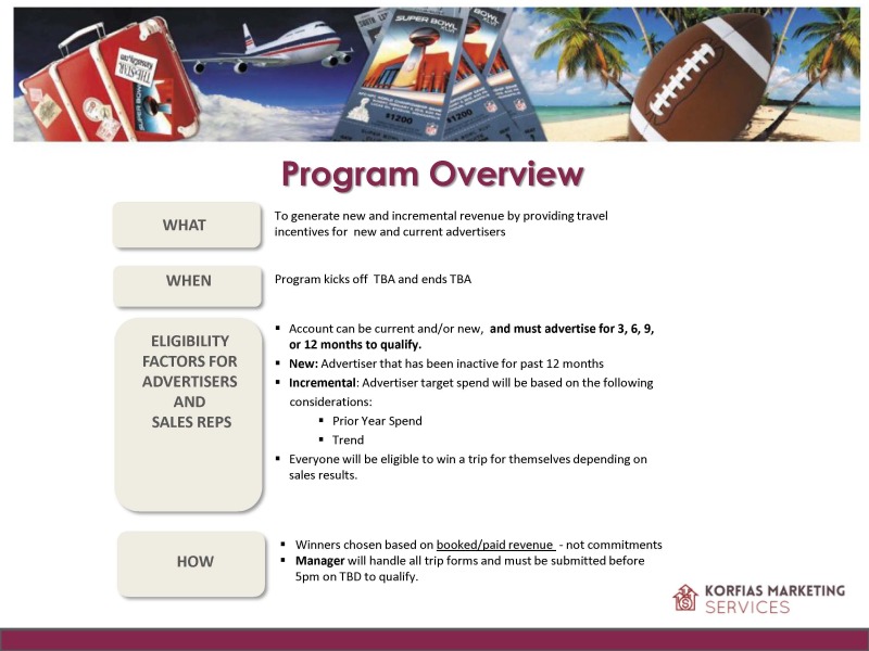 Travel Incentive Programs Examples