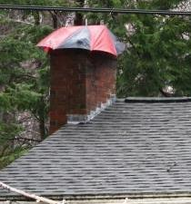 Umbrella as a rain cap