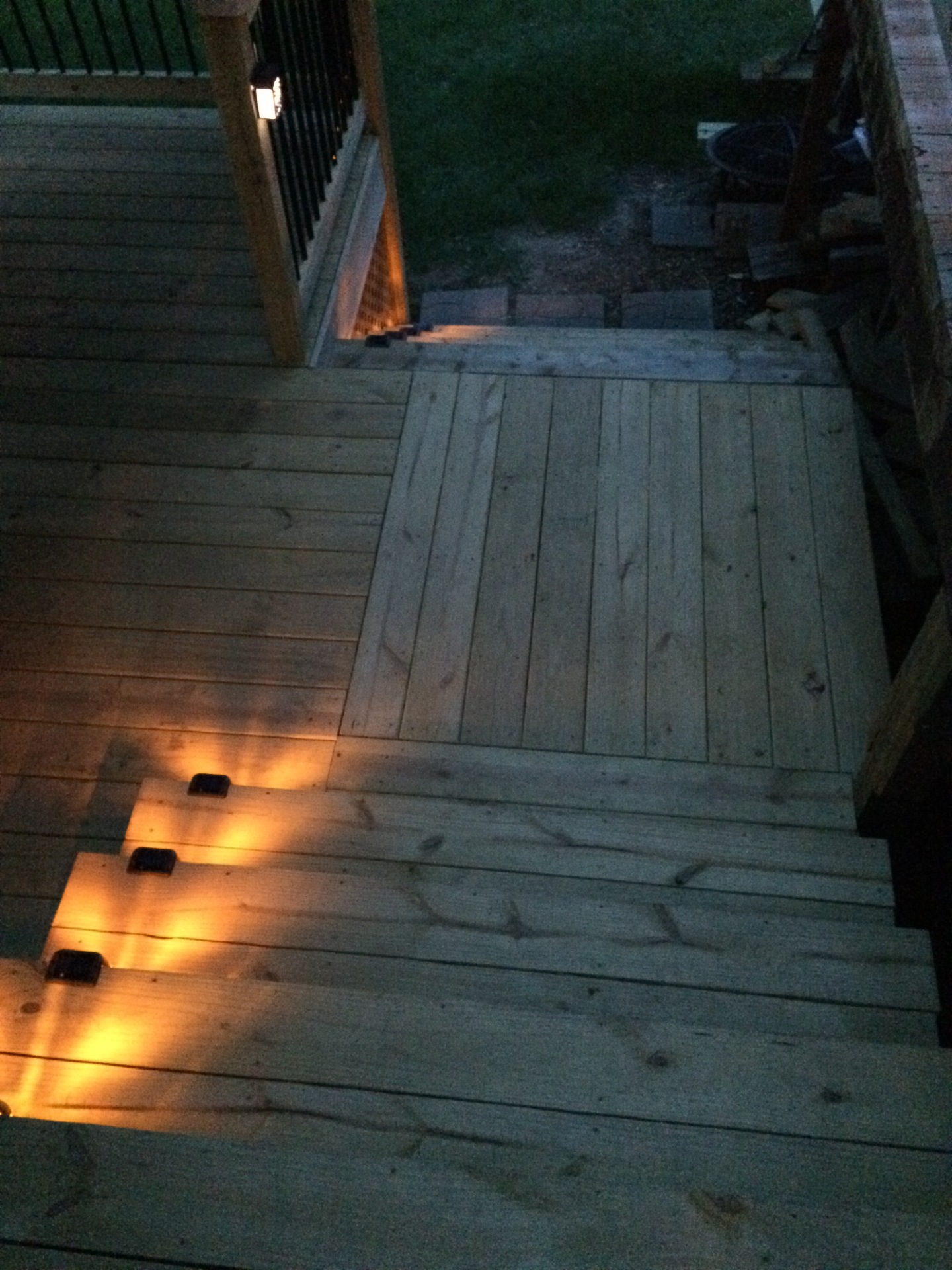 Multi-level Deck Steps