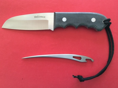 Custom made Bill Schrade Nautical knife with Marlin Spike