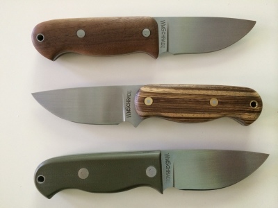 Skinning Knives for hunting William Schrade custom cutlery