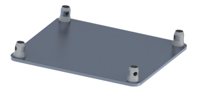 Square Base Plate - 10mm Thickness