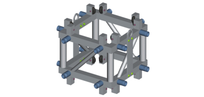 4 Way Block with Elevator Wheels