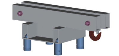 Top Frame Pulley for Manual Hoist