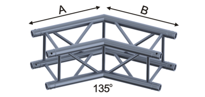 2 Way 135° Corner