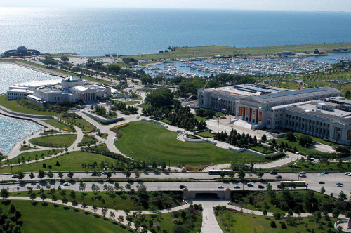 museum campus in grant park chicago