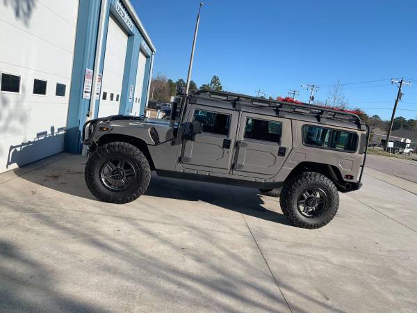 Hummer with a 6.6 Duramax motor conversion