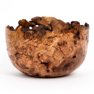 Live Edge Cherry Burl Bowl