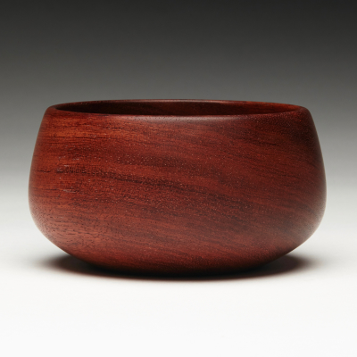 Bubinga Open Faced Bowl