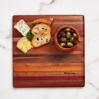 Square Wood Serving Board