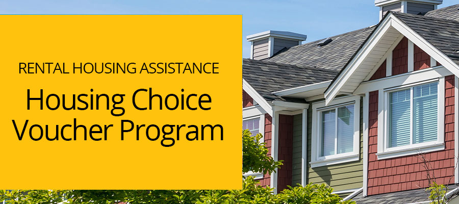 "rental housing assistance: housing choice voucher program" red and green house