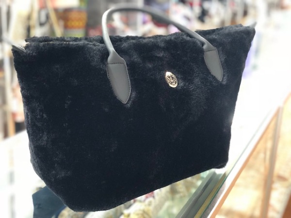 Black Velvet Handbag 