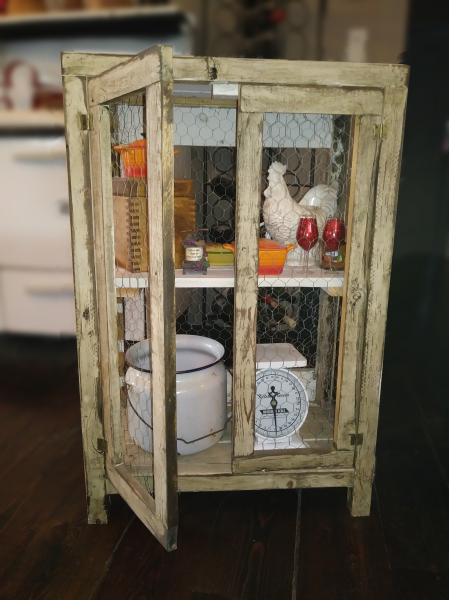 Chicken Wire Cupboard