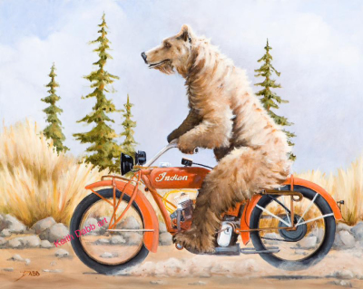 Motorcycle Bear