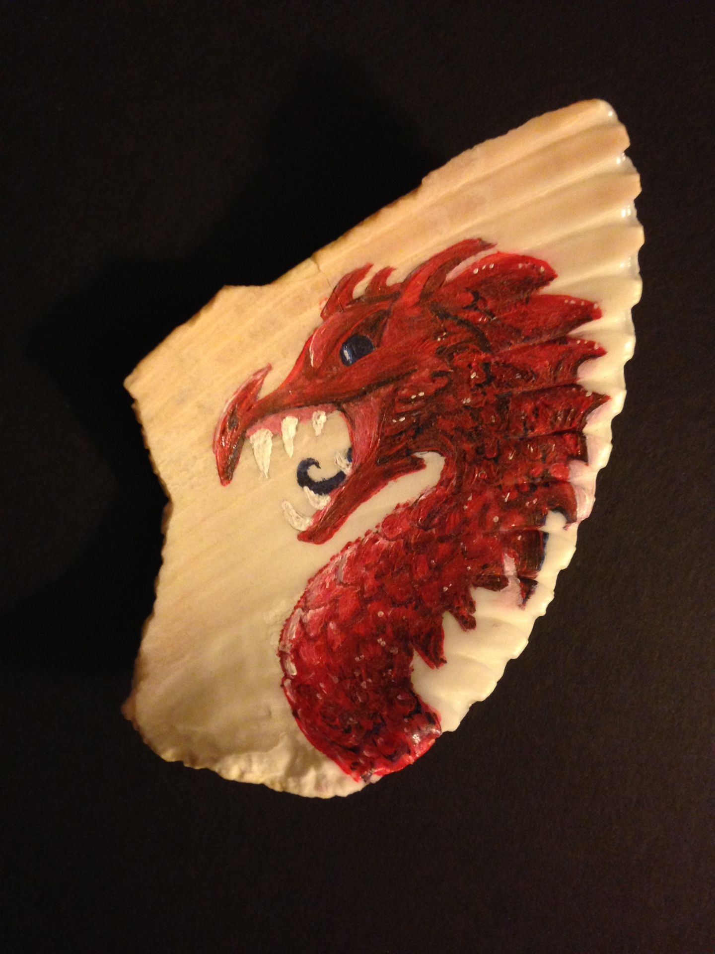 Shell Dragon Painting