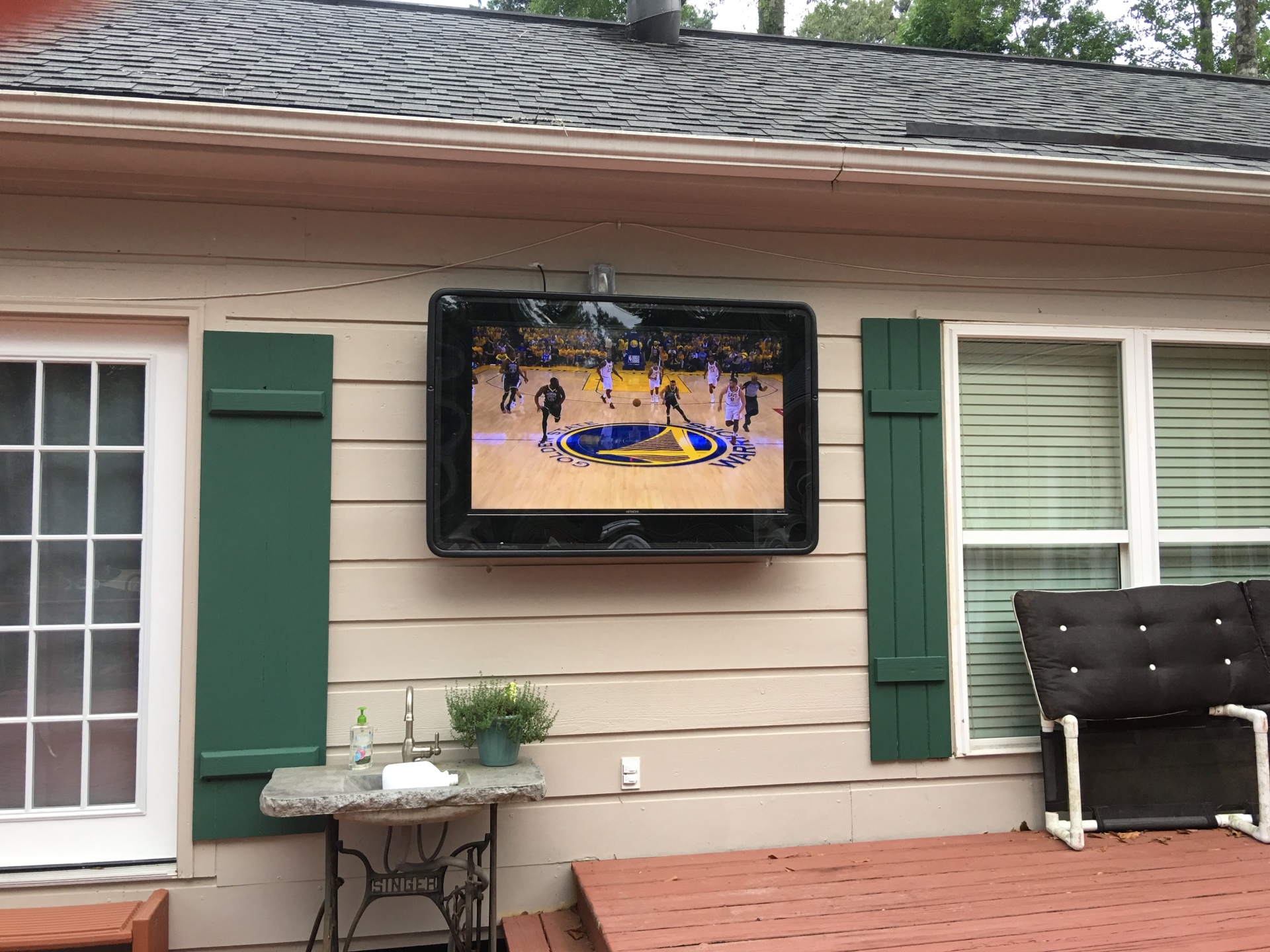 Outdoor TV in Otter-box