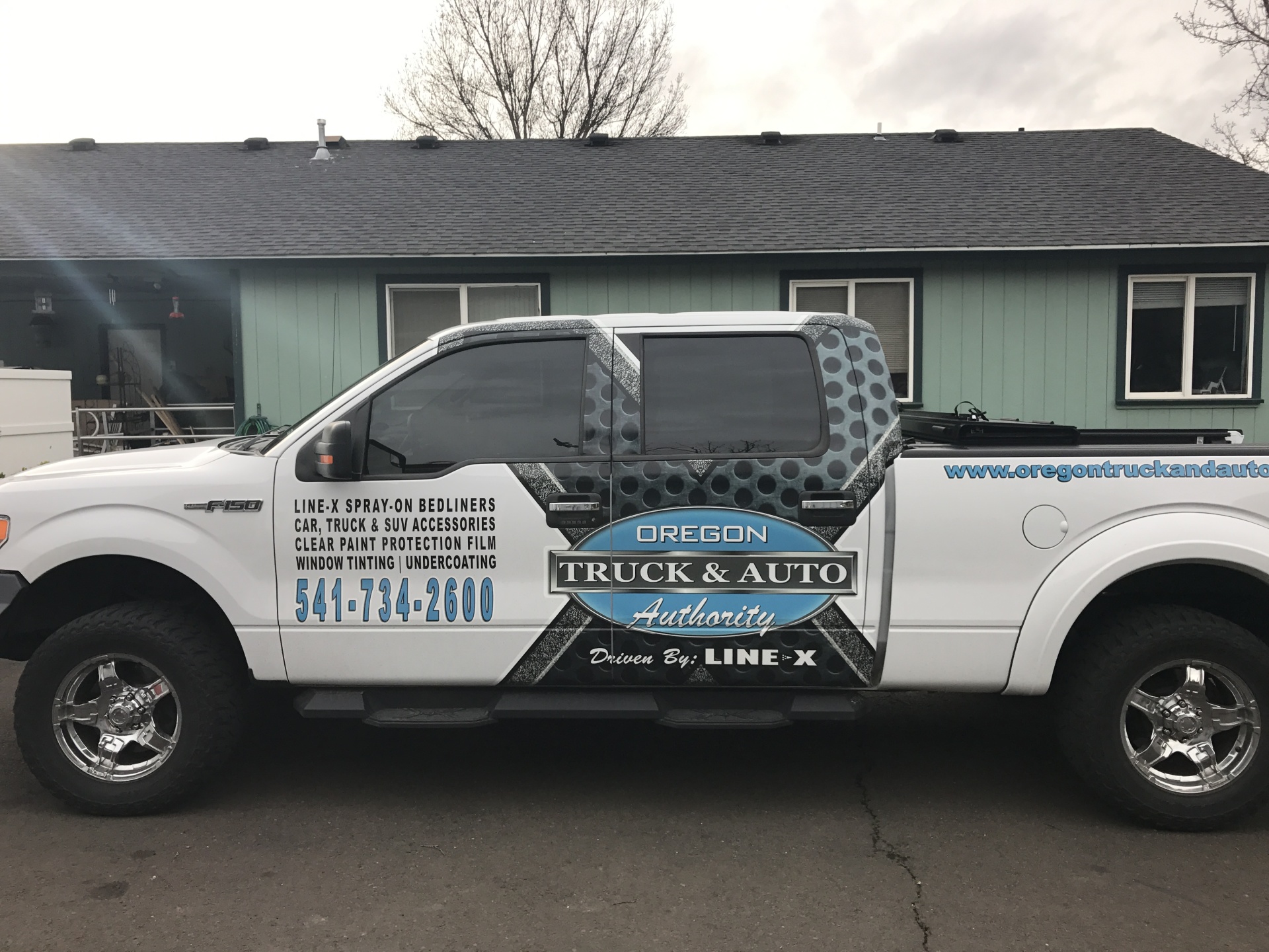 Partial wrap on pickup