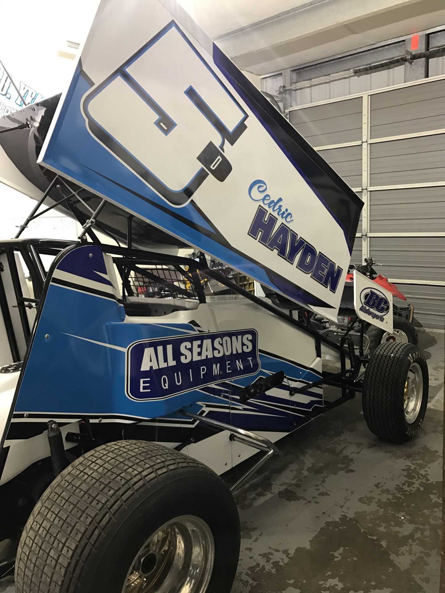 Wrapped Sprint Car