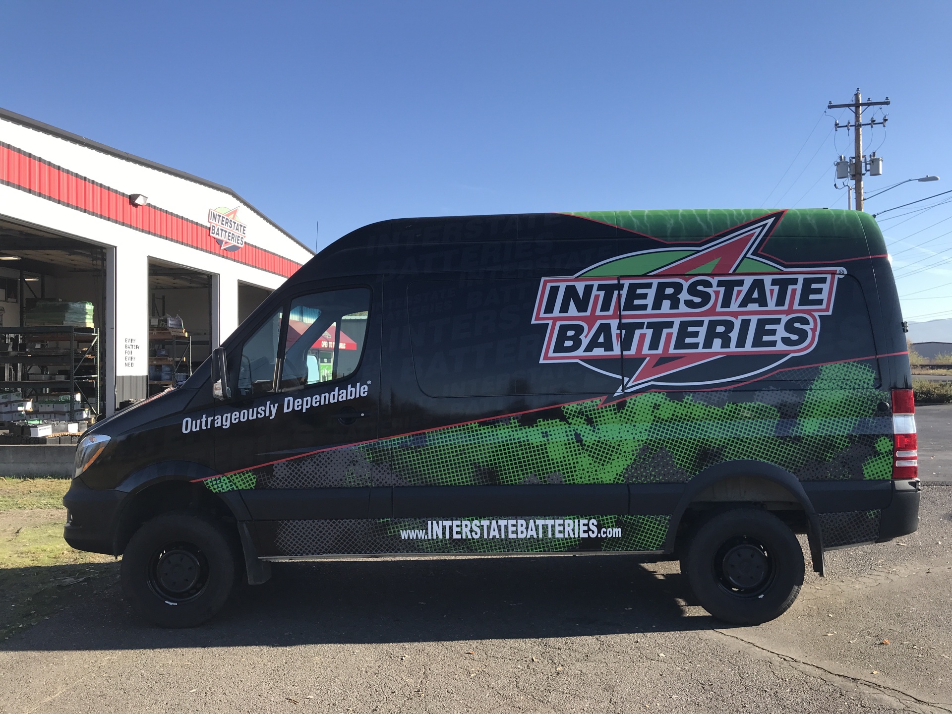 Full wrap Mercedes sprinter van