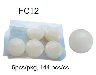2" Round  Ivory Floating Candle
