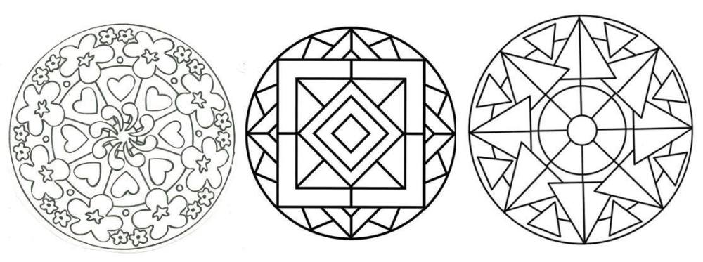 Desenho de Mandala meditação para colorir , imprimir o baixar. Pinta  on-line com um jogo de colorir desenhos de Ma…