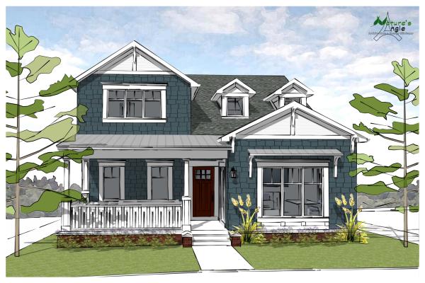 Architecture Design Craftsman Cottage Front Porch 