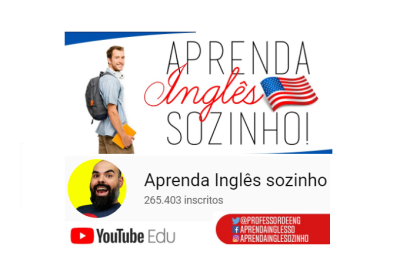 Canal do youtube para aprender inglês sozinho
