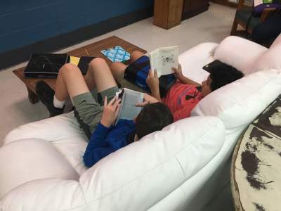 Flexible Seating in a Middle School Classroom
