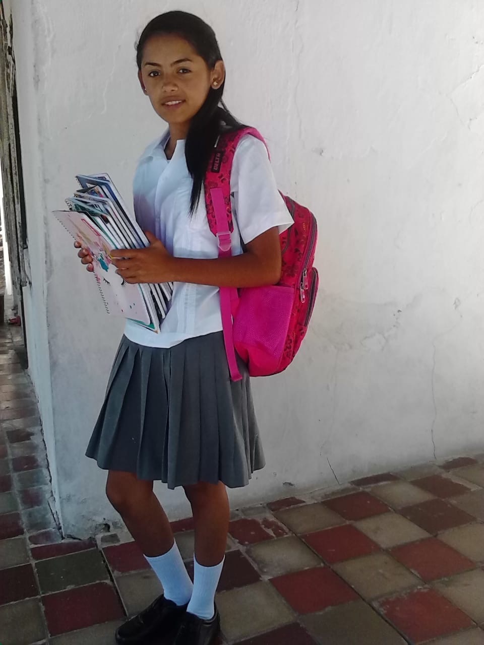 Anjie in School