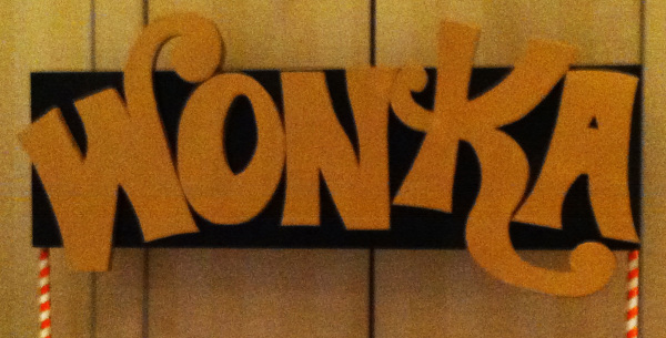 "Wonka" Sign for an Event