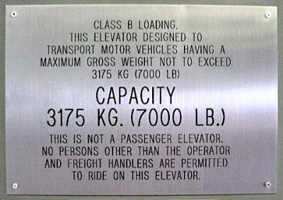 elevator signs