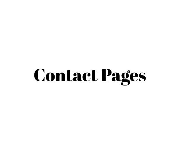 Sample Contact Pages
