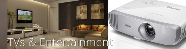 B and H TVs & Entertainment Banner