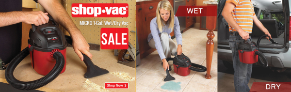 Shop Vac Site Banner