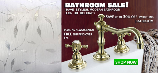 E-mail and Lead Image:  Bathroom Supplies Sale