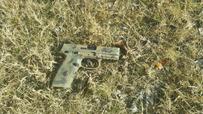 Camo in the grass