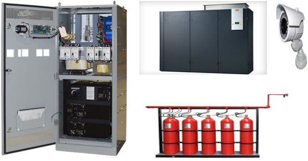 DC power-Fire fighting-HVAC-CCTV-Access control 
