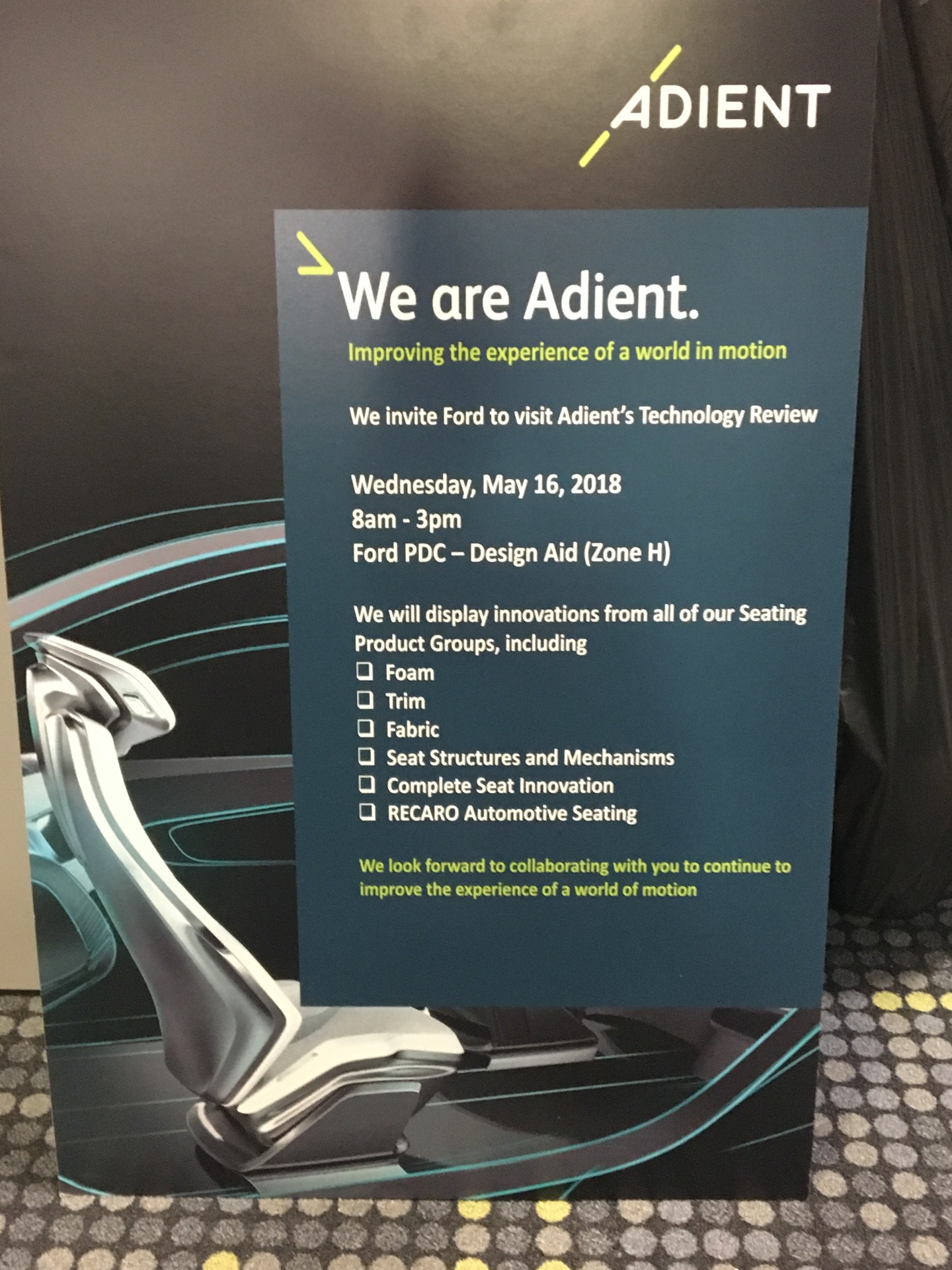 Career: Adient OEM invite 