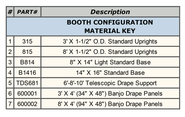 Booths & Backwall Configurations
