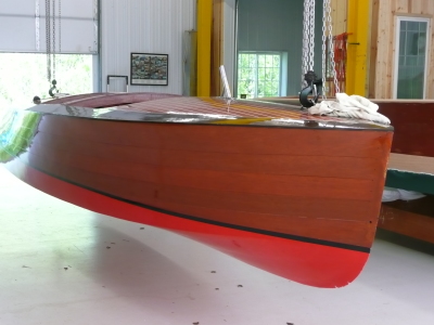 Completing restoration on 18' Chris Craft Runabout