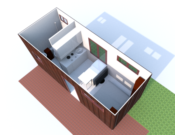 20Ft Container Home Concept